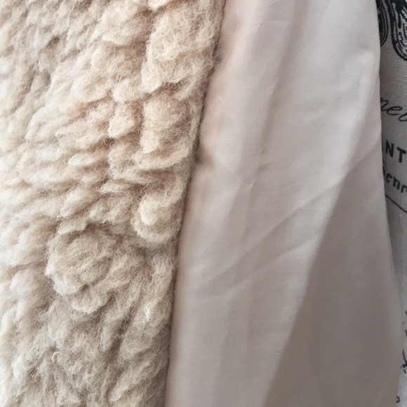 LC Lauren Conrad Women large Tan fur Jacket - Picture 5 of 6